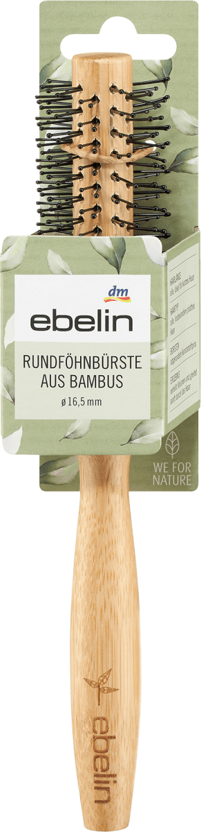 Rundföhnbürste aus Bambus, 1 St