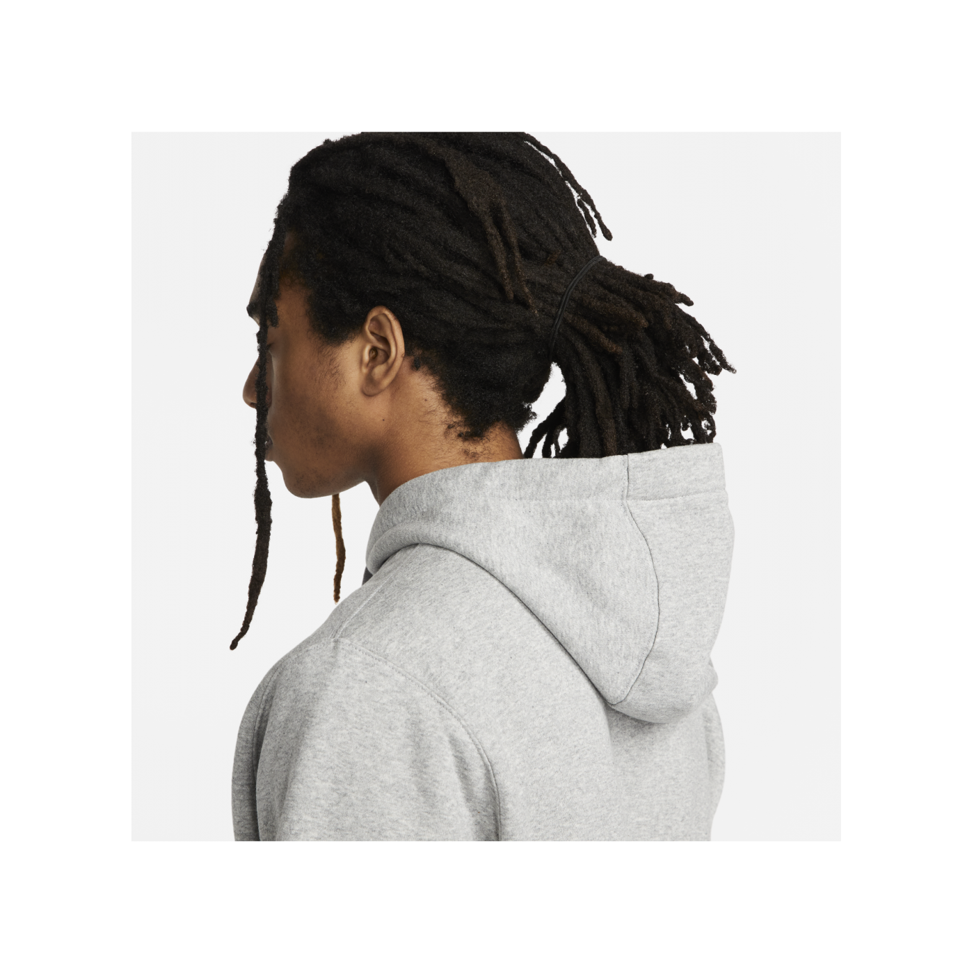 Nike Club Fleece Brushed Back Hoody Grau F063