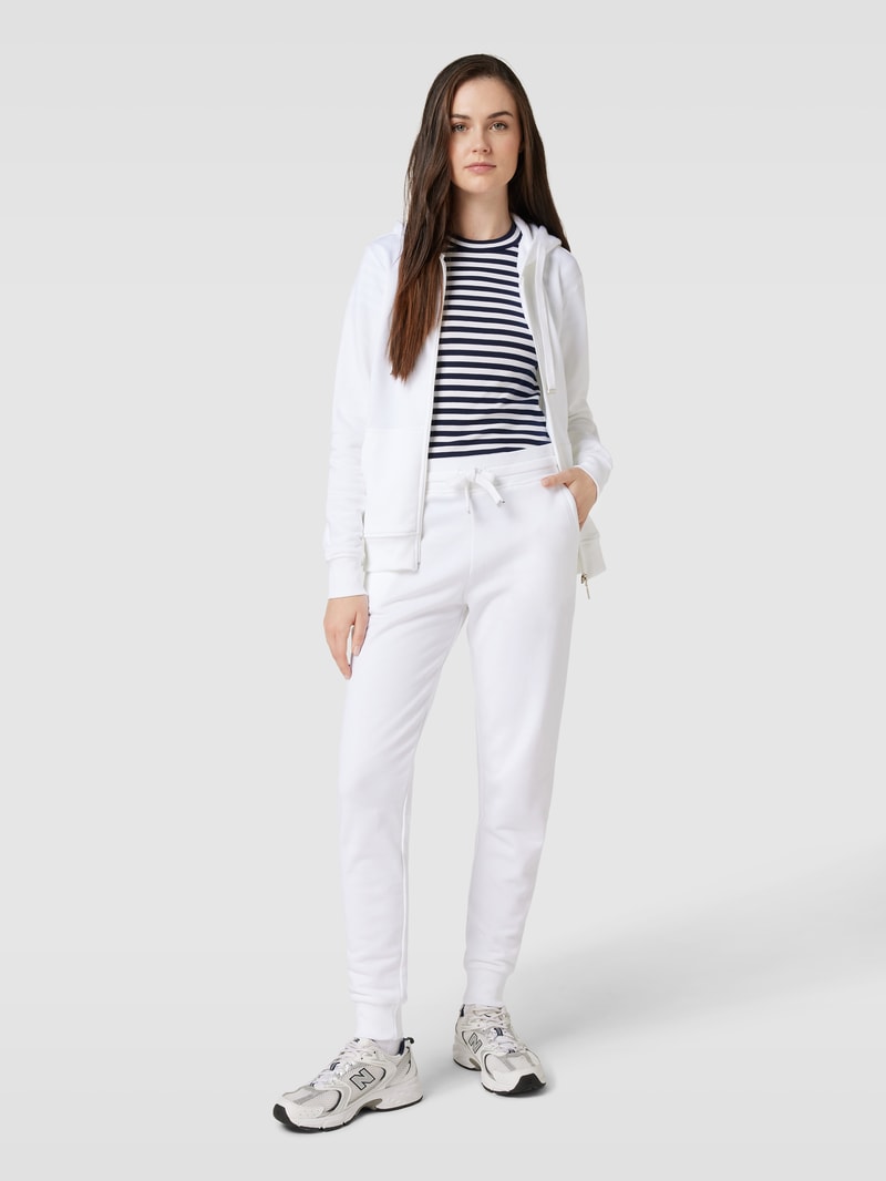 Sweatpants mit Eingrifftaschen in weiss