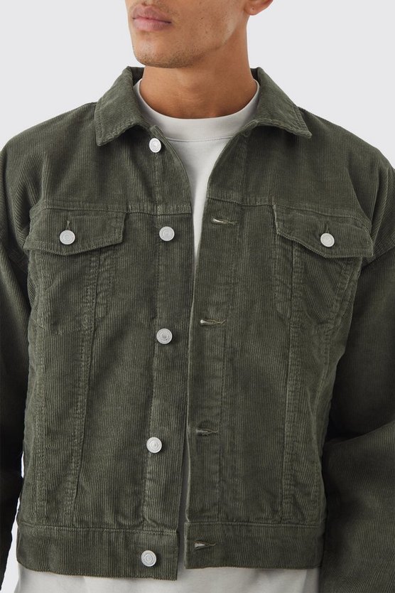 Kastige Cord-Jacke