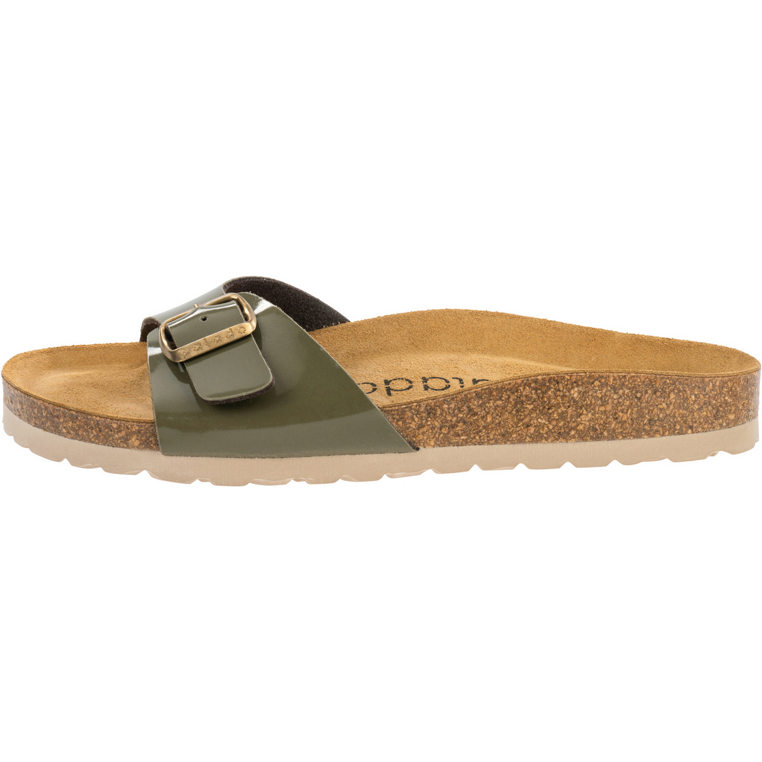 Palado Malta Lack, Pantoletten, Damen, Lack Creme Olive