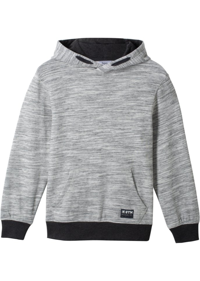 Jungen Kapuzensweatshirt, meliert