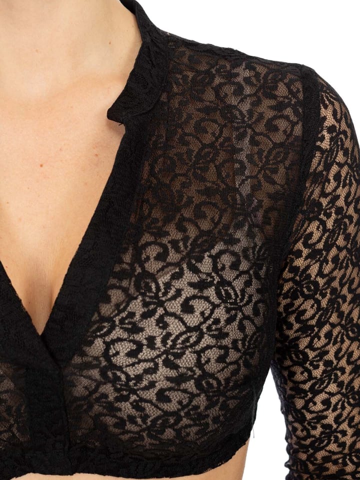 MarJo Dirndlbluse DILANA-LINDA in schwarz günstig kaufen