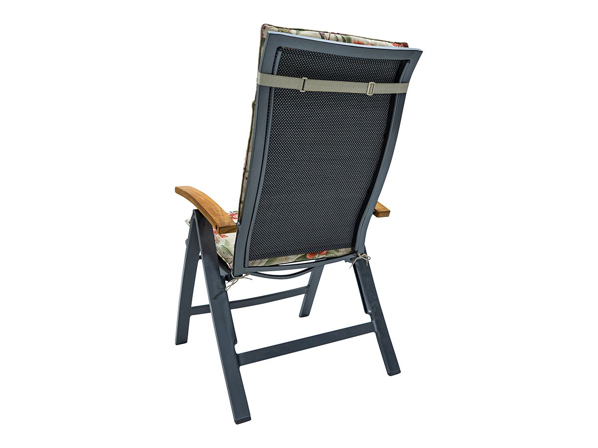 Madison Lua Sand 120 x 50 Gartenstuhlkissen mit hoher Rückenlehne