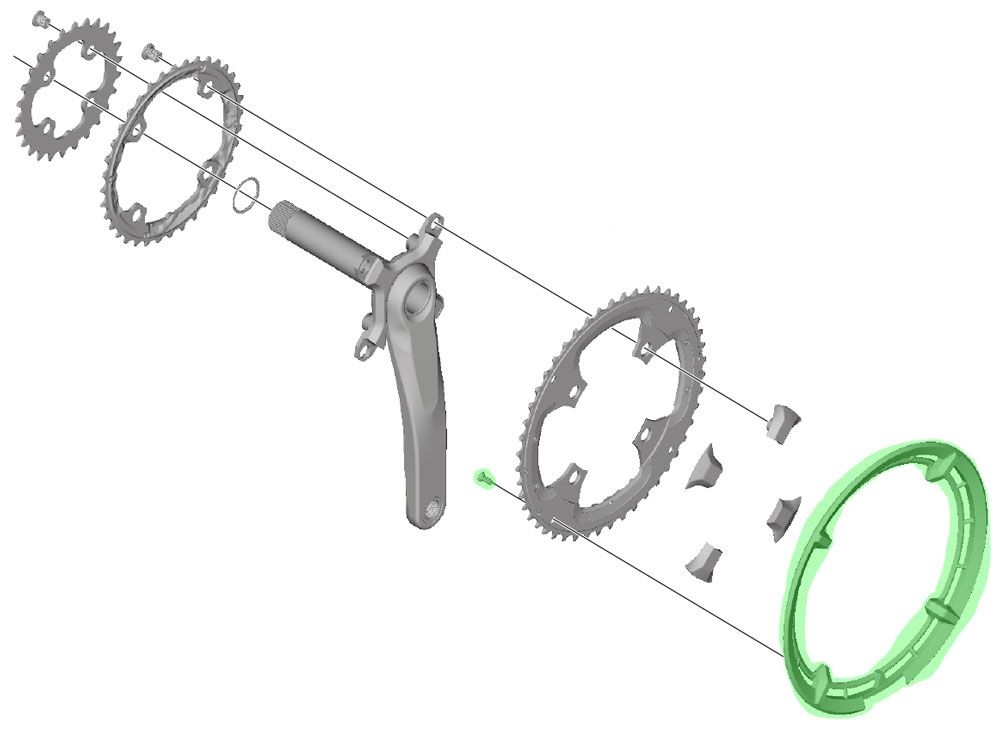 Shimano Kettenschutzring für FC-T8000 kaufen | Bike-Discount
