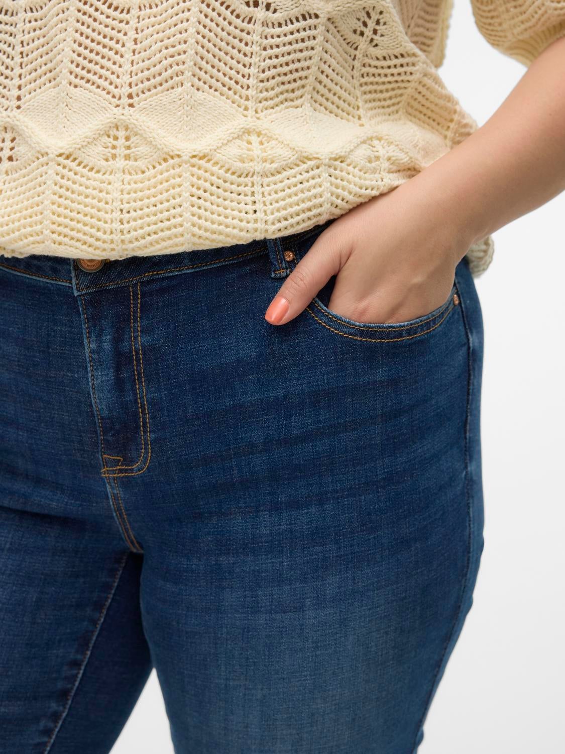 VMCFLASH Mid Rise Gerade geschnitten Jeans