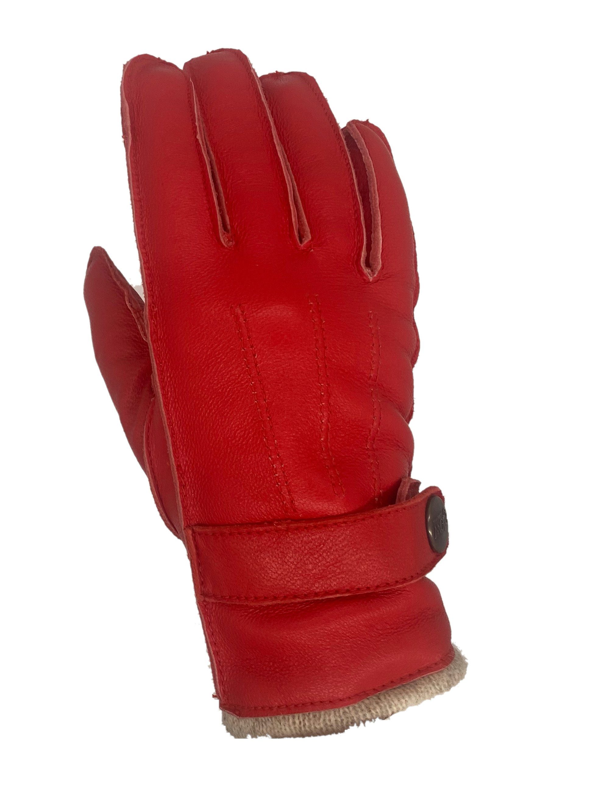 Glow Lederhandschuhe Winter-Lederhandschuhe Damen aus 100% Schafsleder