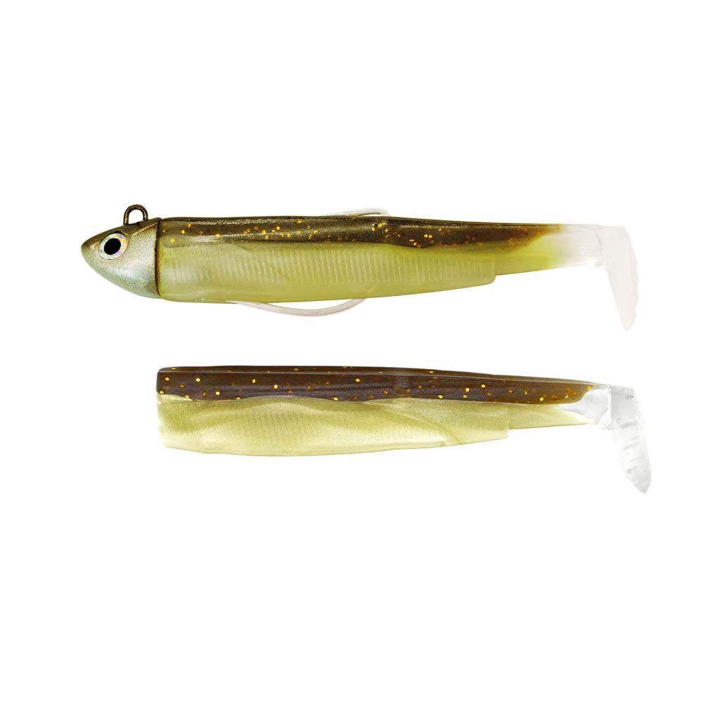 Weichköder-Finish-Kombination, schwarzer Minnow, 120, 12 cm, 18 g