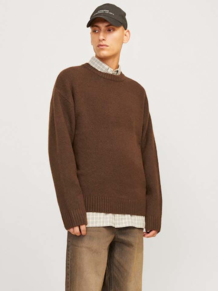 Jack & Jones Pullover in Hellbraun günstig kaufen