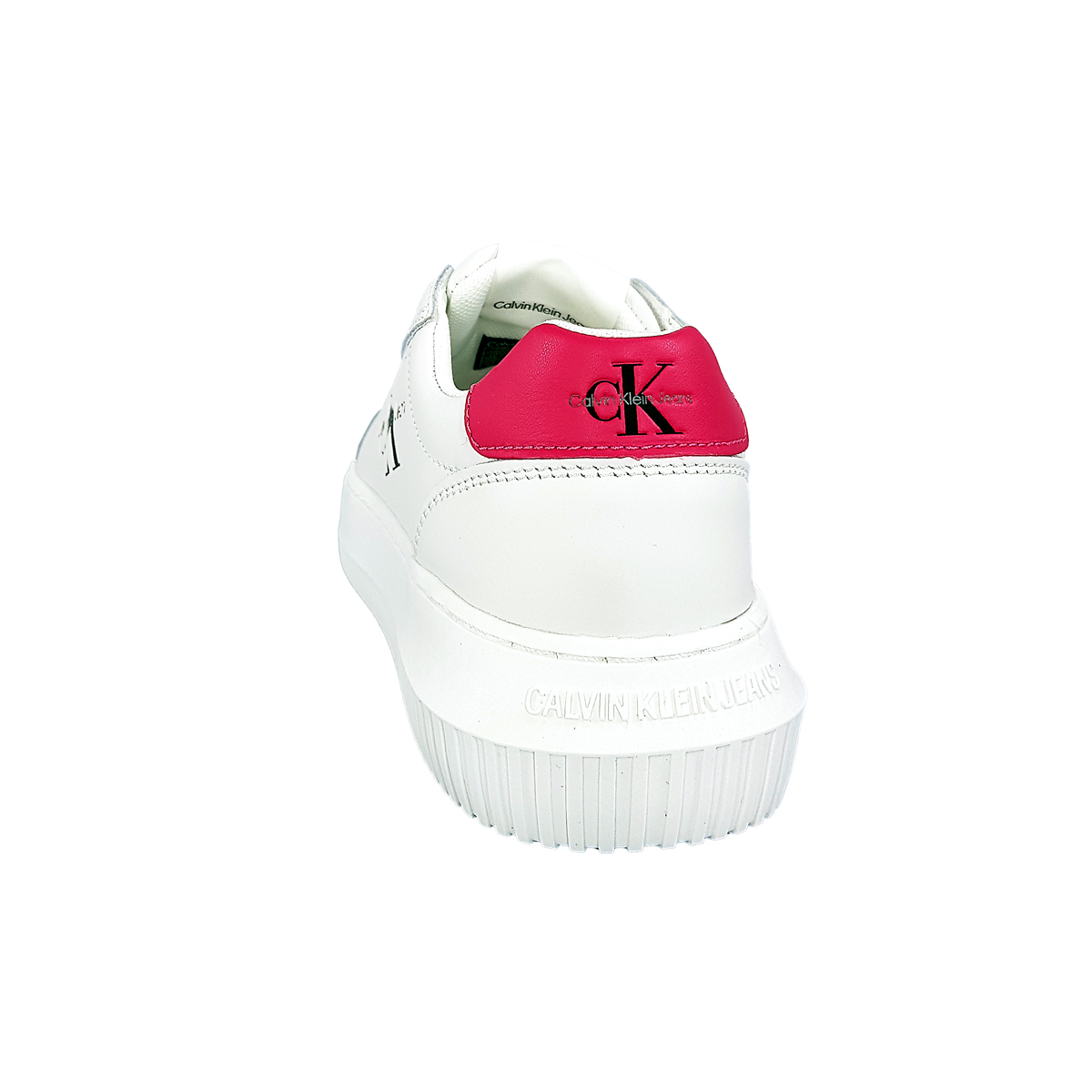 Calvin Klein Chunky Cupsole Weiß 01W White/Rasberry