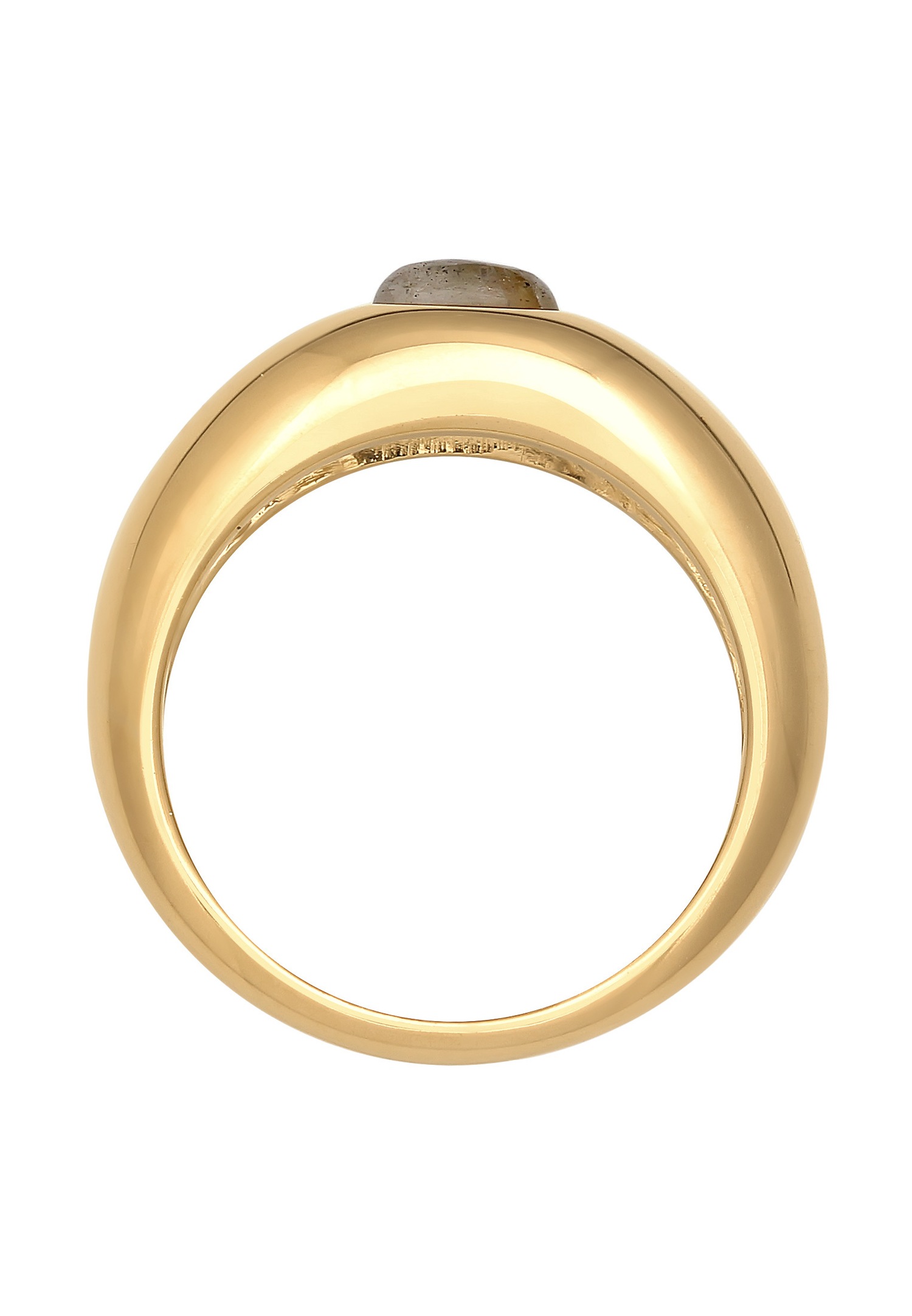 Elli PREMIUM Elli PREMIUM Női Egyszerű Solitaire Gyűrű Labradorit Drágakővel 925 Sterling Ezüstben