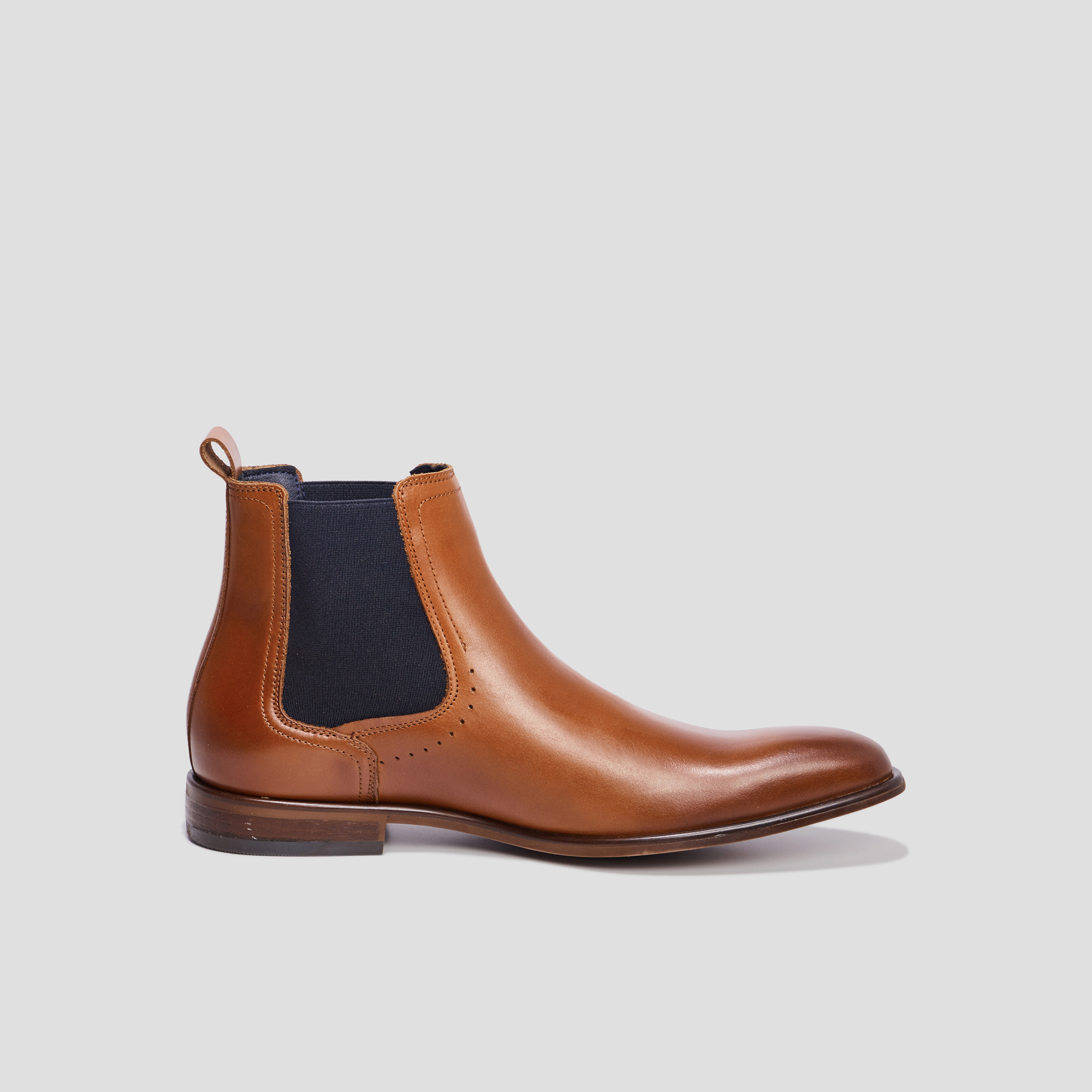 Bottines chelsea en cuir Beavy marron cognac homme | La Halle