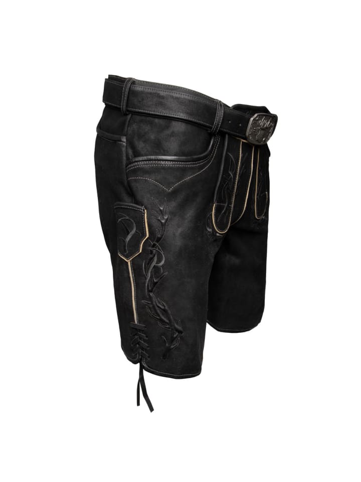 Spieth & Wensky Lederhose Eldorado in dunkelbraun günstig kaufen