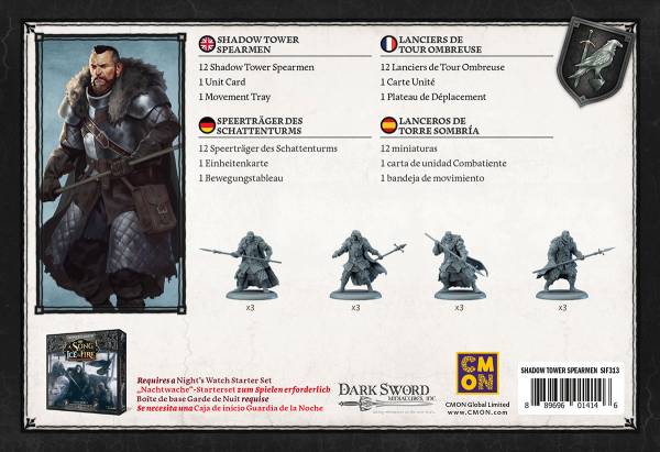 A Song of Ice & Fire: Shadow Tower Spearmen (Speerträger des Schattenturms) (Erw.)