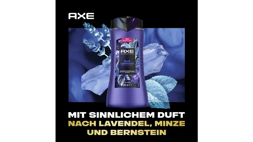AXE Duschgel 3in1 Blue Lavender 300 ml