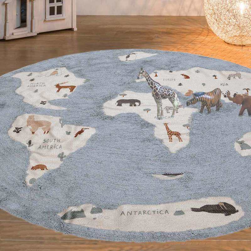 Tapis Monde 140x140 AFKliving