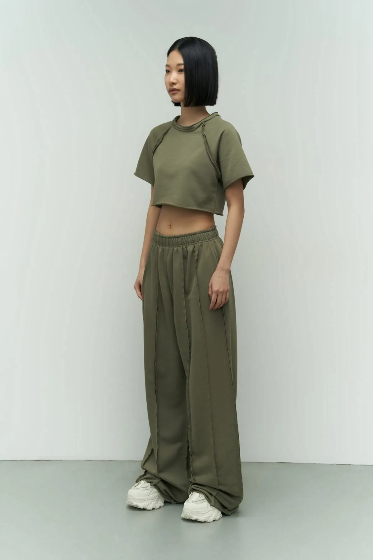 MAİ COLLECTİON  Trainingsanzug - Khaki - Regular Fit