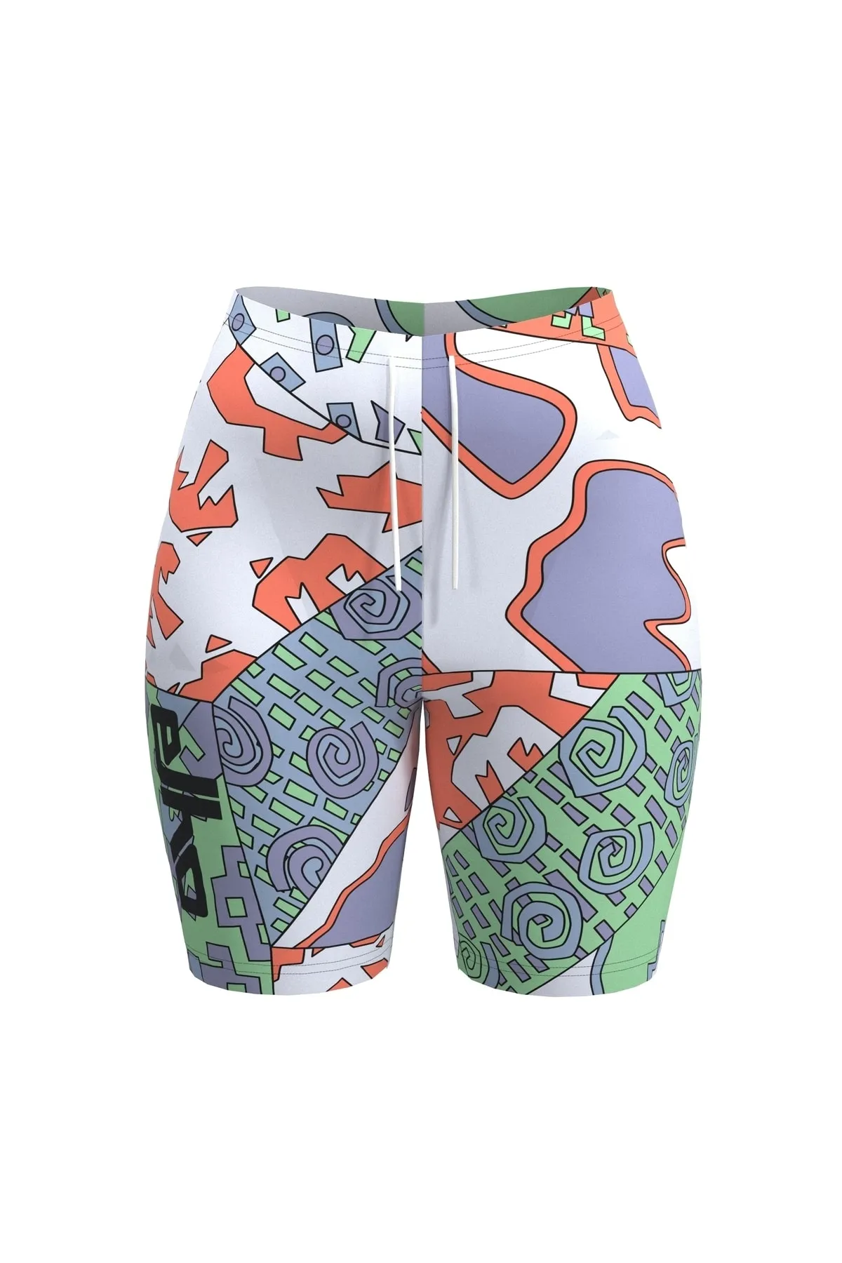 Elho  Sport-Leggings - Weiß - Mittlerer Bund