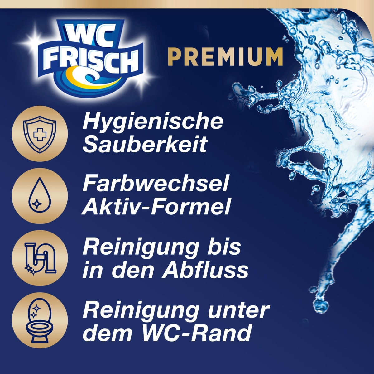 WC-Reiniger Power WC Gel&Meeresfrische, 750 ml