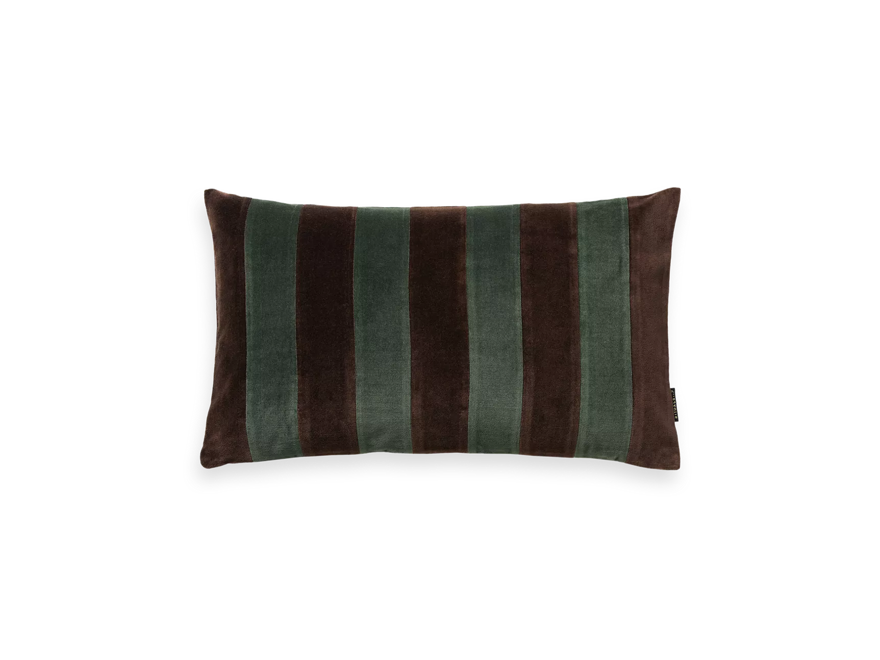 Housse de coussin Vellore à rayures foncées 50 x 30 cm