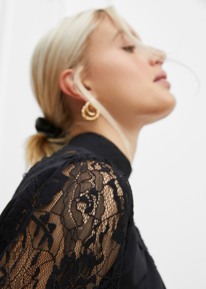 Bluse mit Spitze