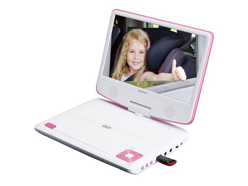 Lenco DVP-920PK 9 Zoll tragbarer DVD-spieler