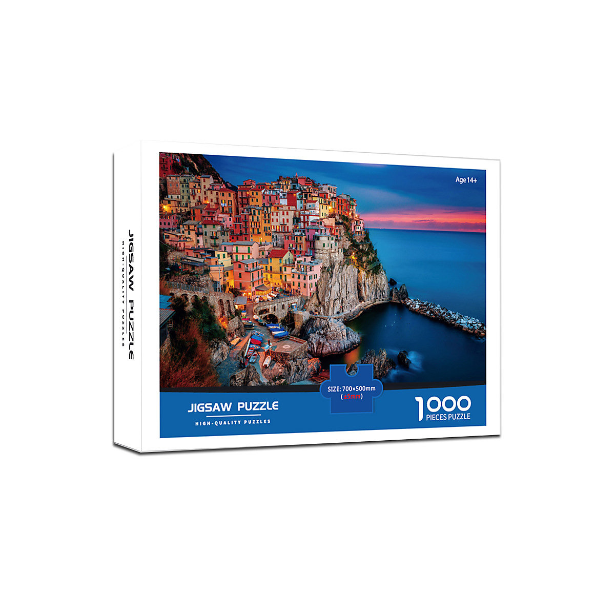 1000 Teile Puzzle Lernspielzeug Weihnachtsmann, Küstenlandschaft