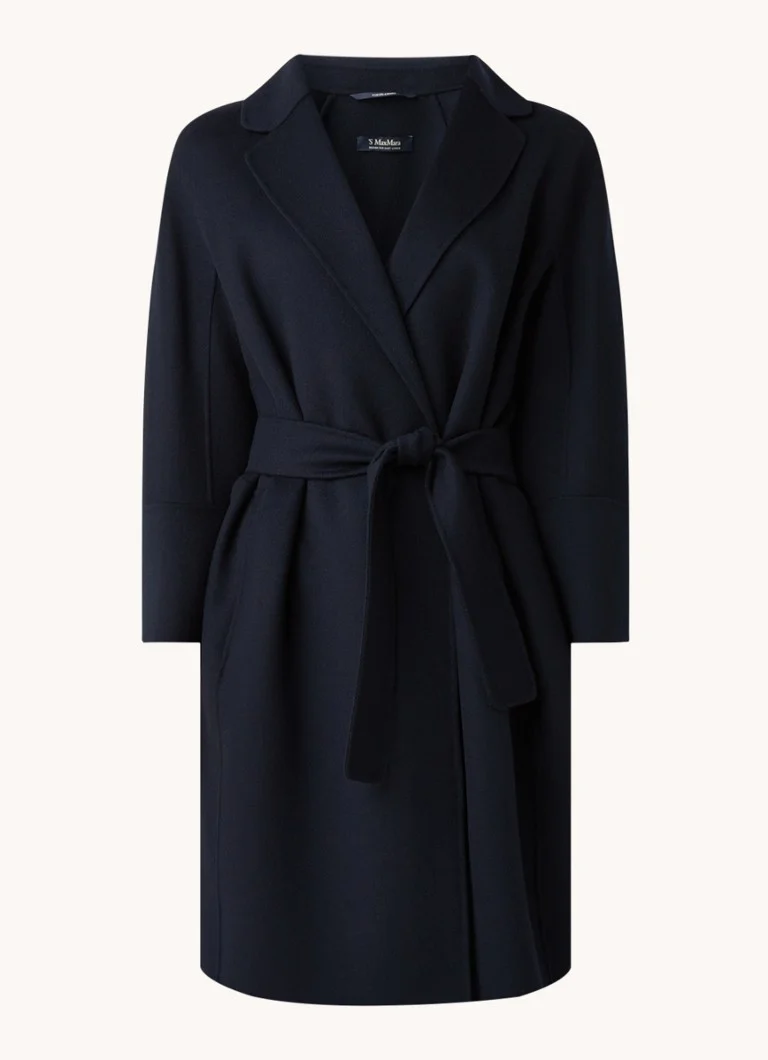 MaxMara Arona vuneni kaput s remenom za vezanje