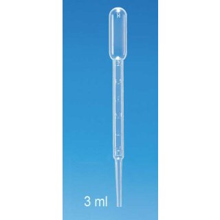 MK3 Pipetten 3 ml 3/0,5 graduiert (20 Stück)