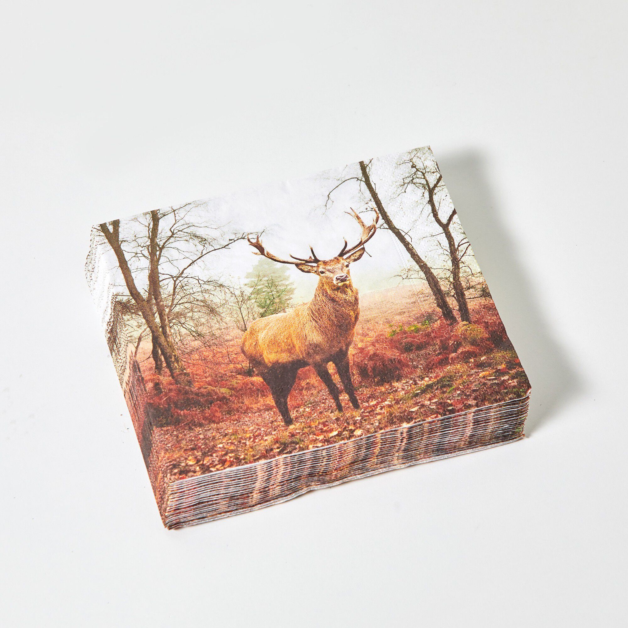 Serviette papier motif renne