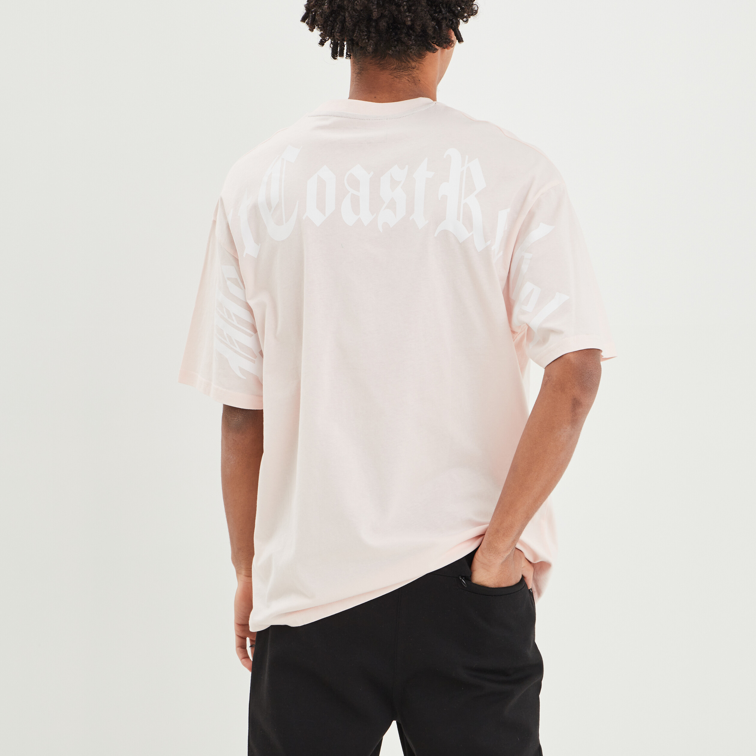 T-shirt manches courtes Liberto rose homme | La Halle