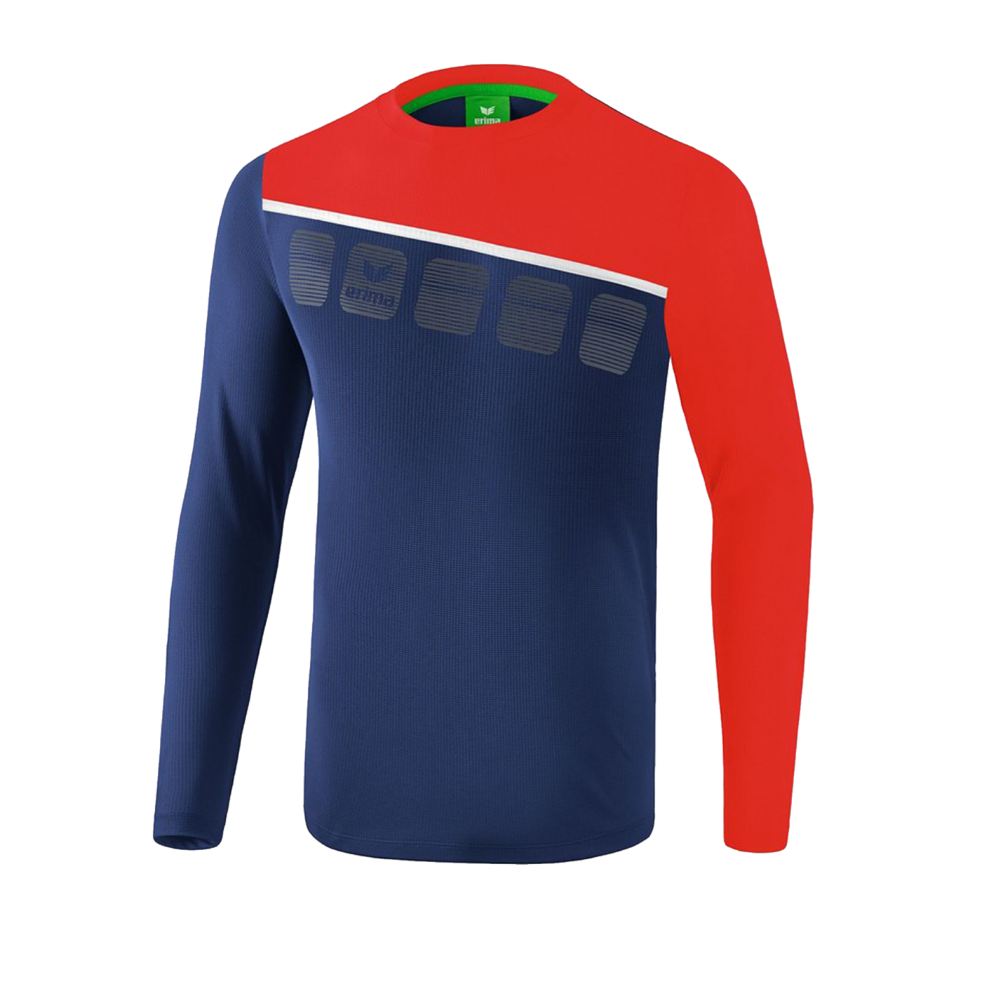 Erima 5-C Longsleeve Kids Blau Rot