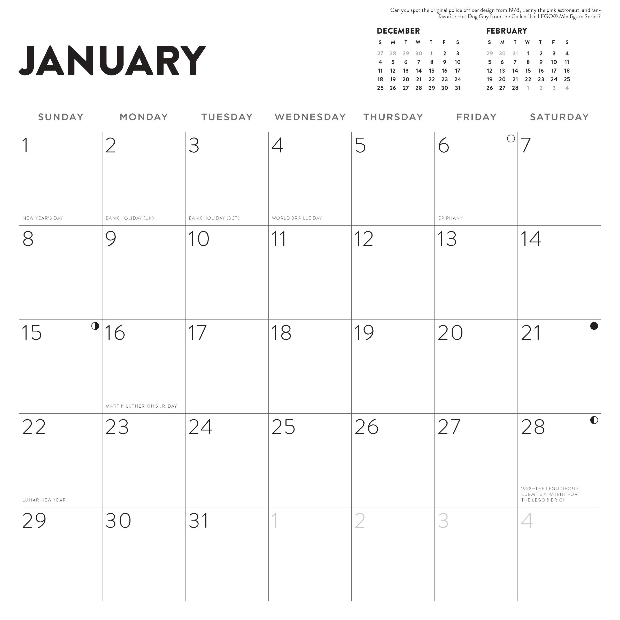 2023 LEGO® Wall Calendar 5007620