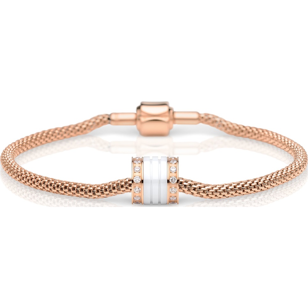 Bering Bracelet Acier inoxydable, Céramique Rose Bracelet