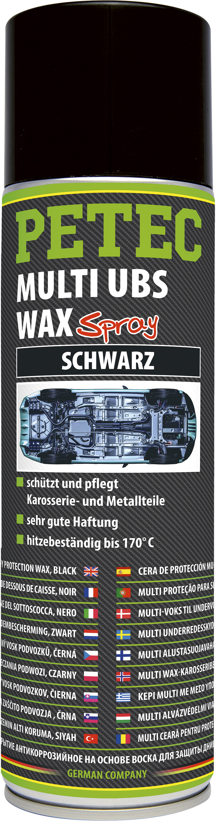 Multi UBS Wax von Petec, schwarz, 500ml - ATU