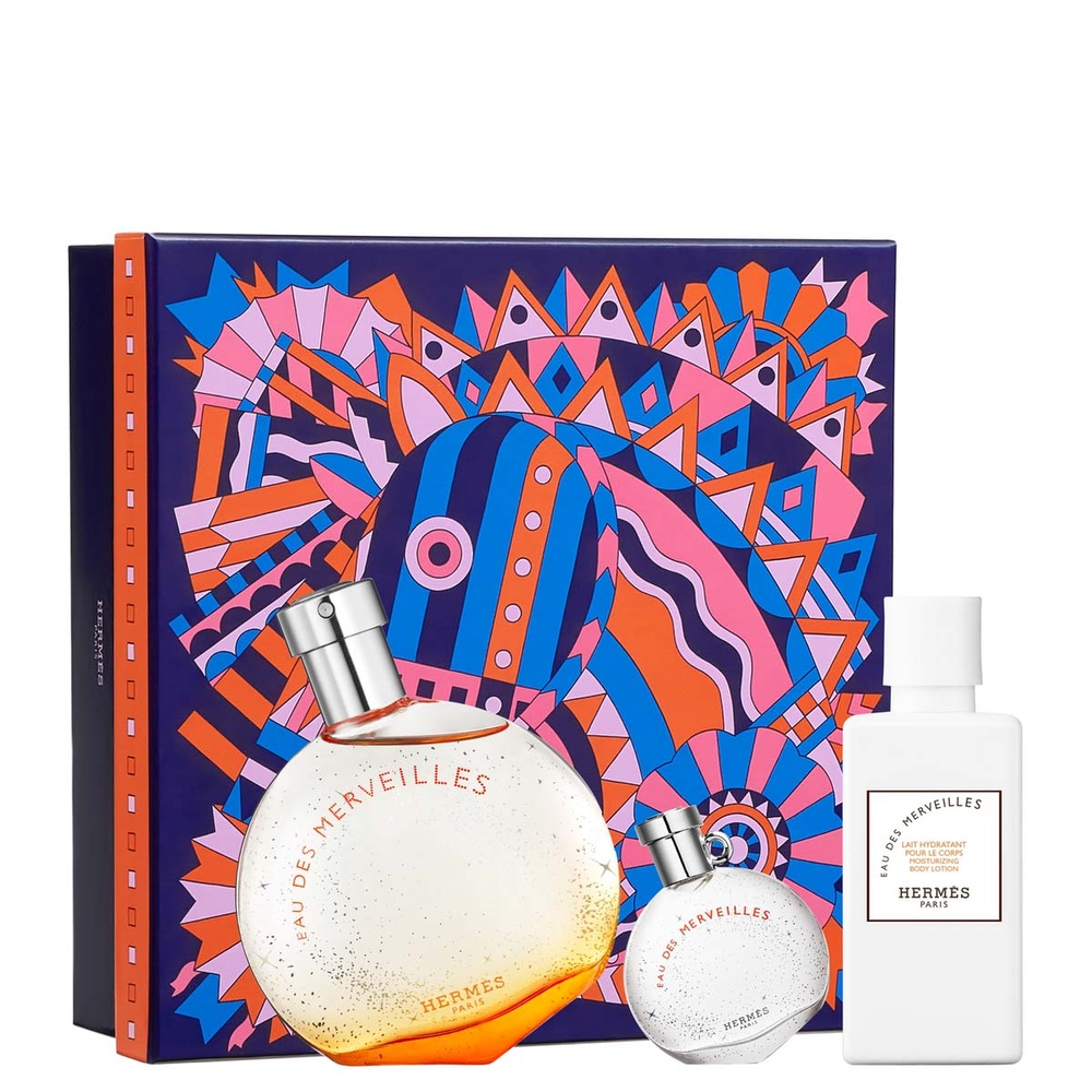 HERMÈS Eau des Merveilles Eau de Toilette 50ml+7,5ml +Lait corps 40ml FRAGANCES