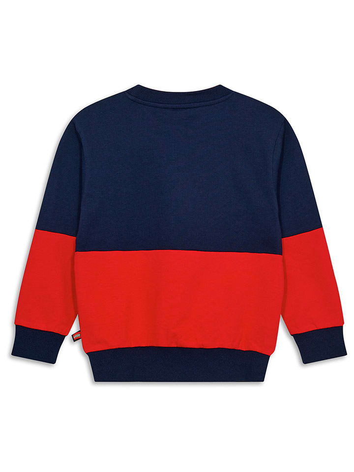 LEGO Sweatshirt in Rot/ Dunkelblau günstig kaufen