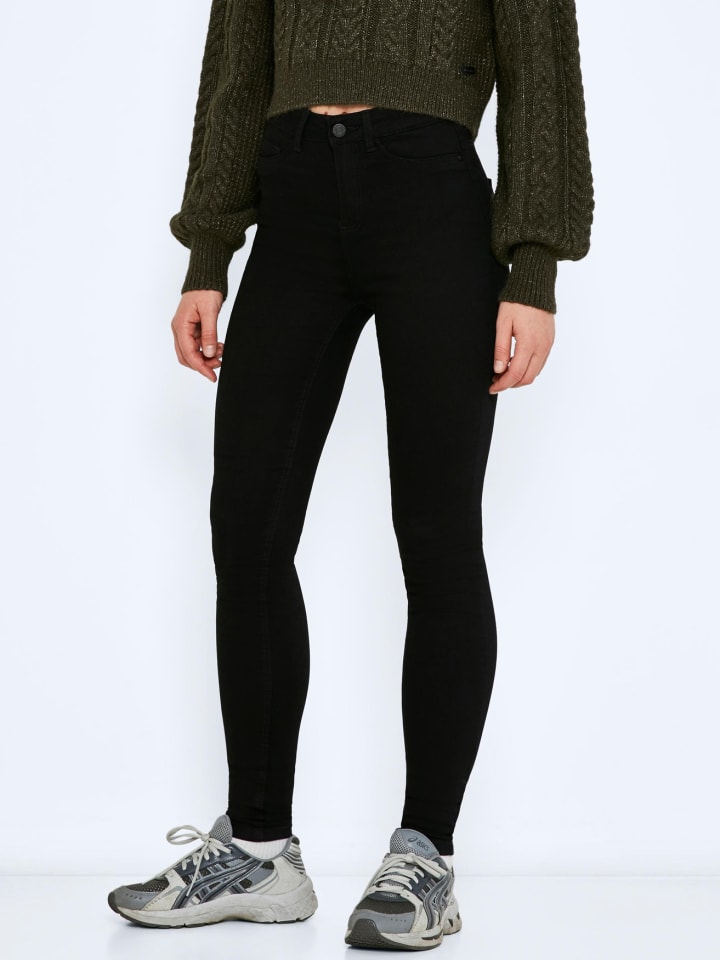 Noisy may Skinny Fit Jeans NMCALLIE in Schwarz günstig kaufen