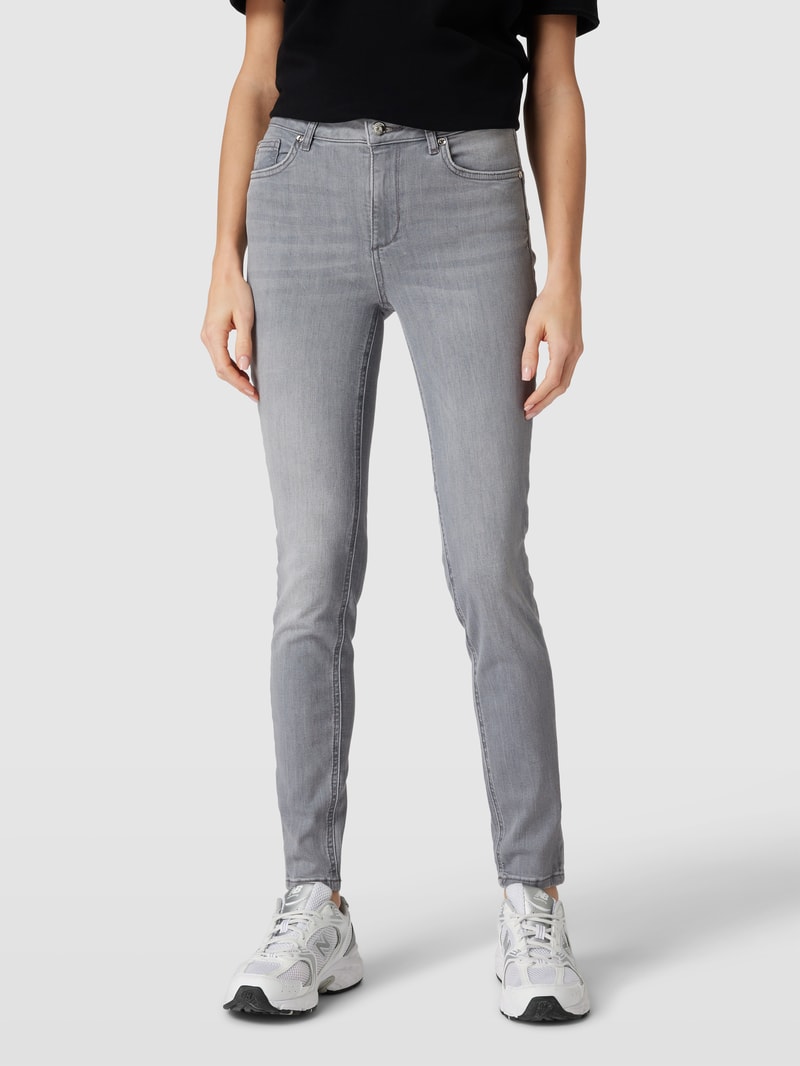 Jeans im 5-Pocket-Design Modell 'DIVINE' in hellgrau