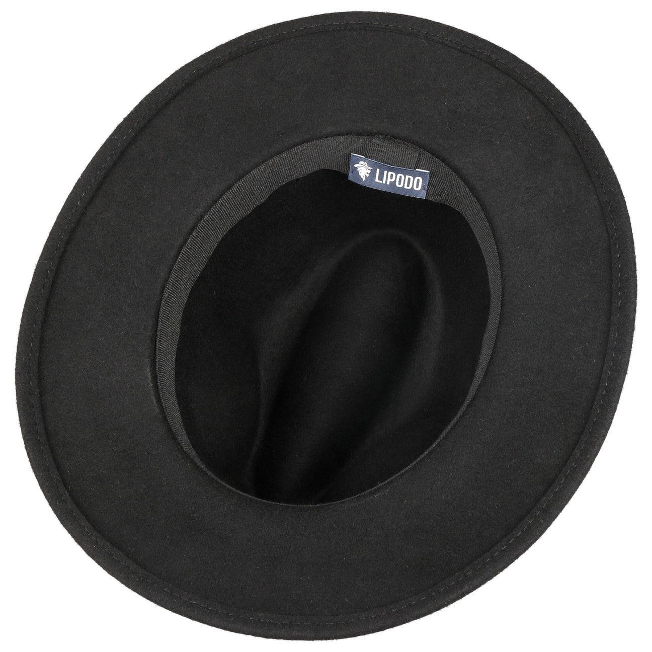 Lipodo Filzhut (1-St) Herrenhut mit Lederband, Made in Italy