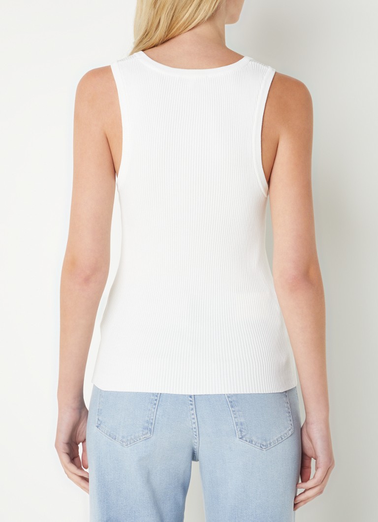 Canotta a maglia fine Fifth House Jai con texture a coste