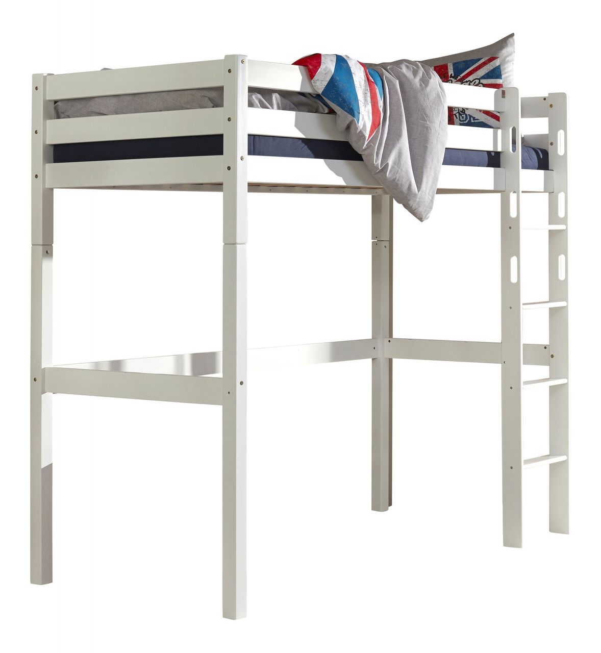 Relita Hochbett TOLI weiß lackiert