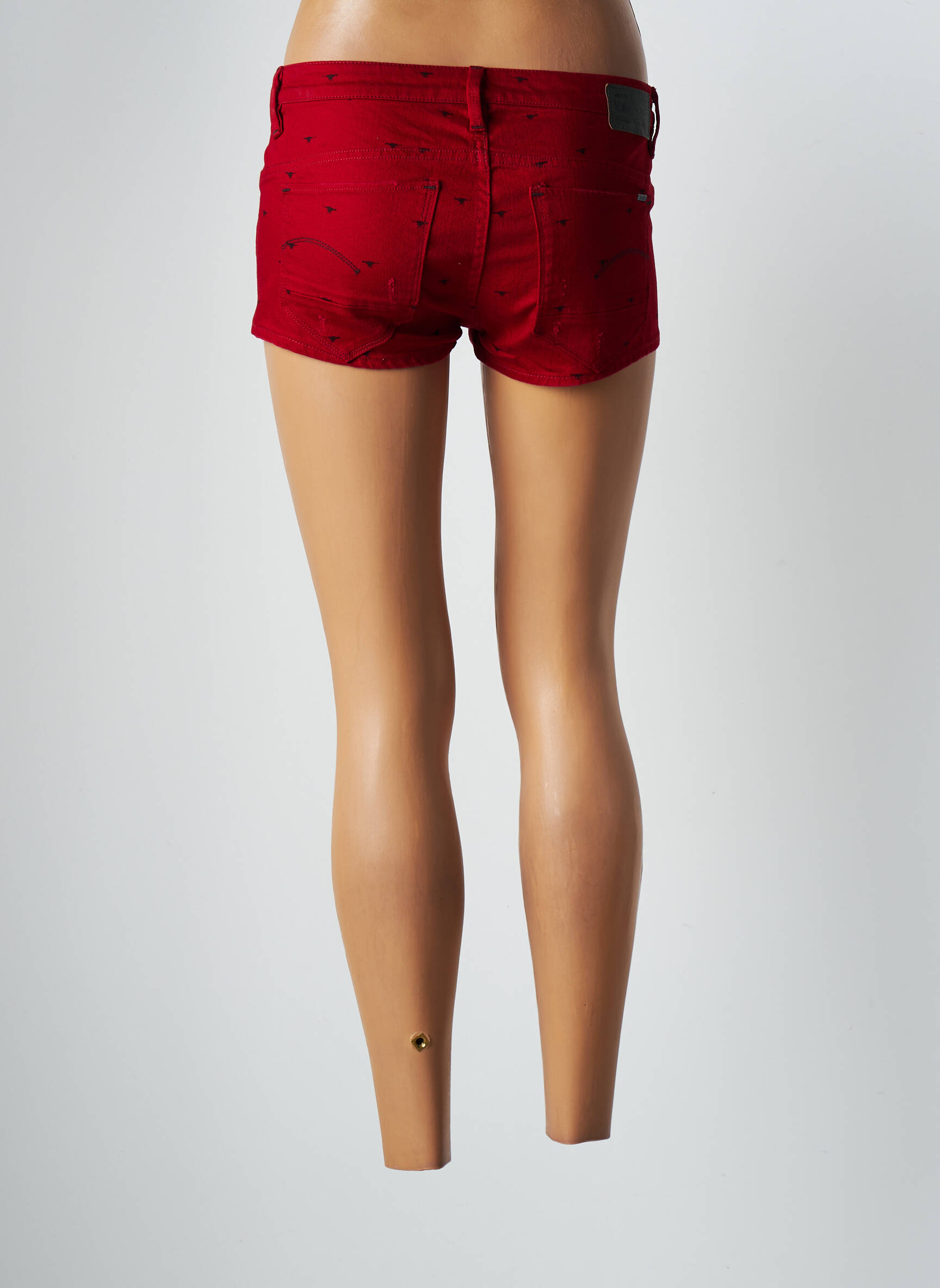 G Star Shorts 1 Femme couleur rouge