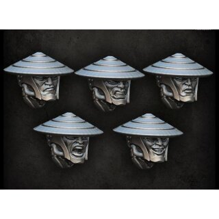 Ashigaru heads (5)