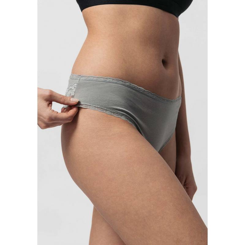 Snocks Slips mit Spitze aus Bio-Baumwolle Unterhose Damen