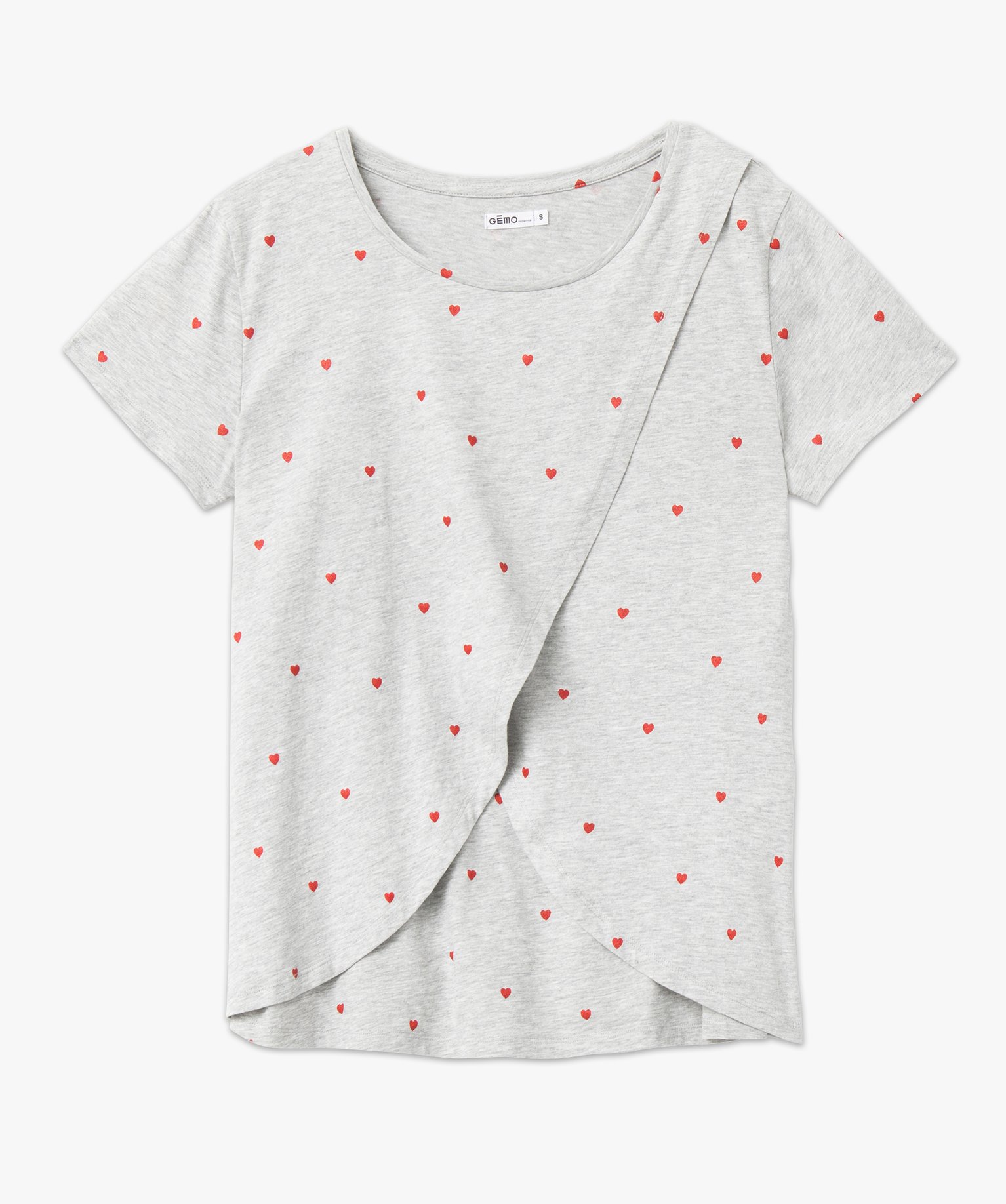 Tee-shirt de grossesse et d'allaitement à motifs divers | GEMO