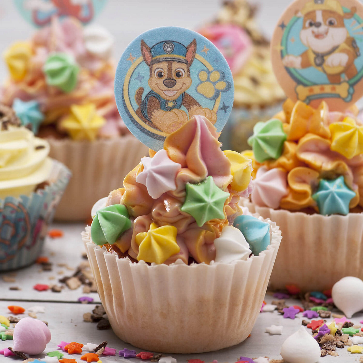 Essbare Einstecker Paw Patrol, 20 Stück