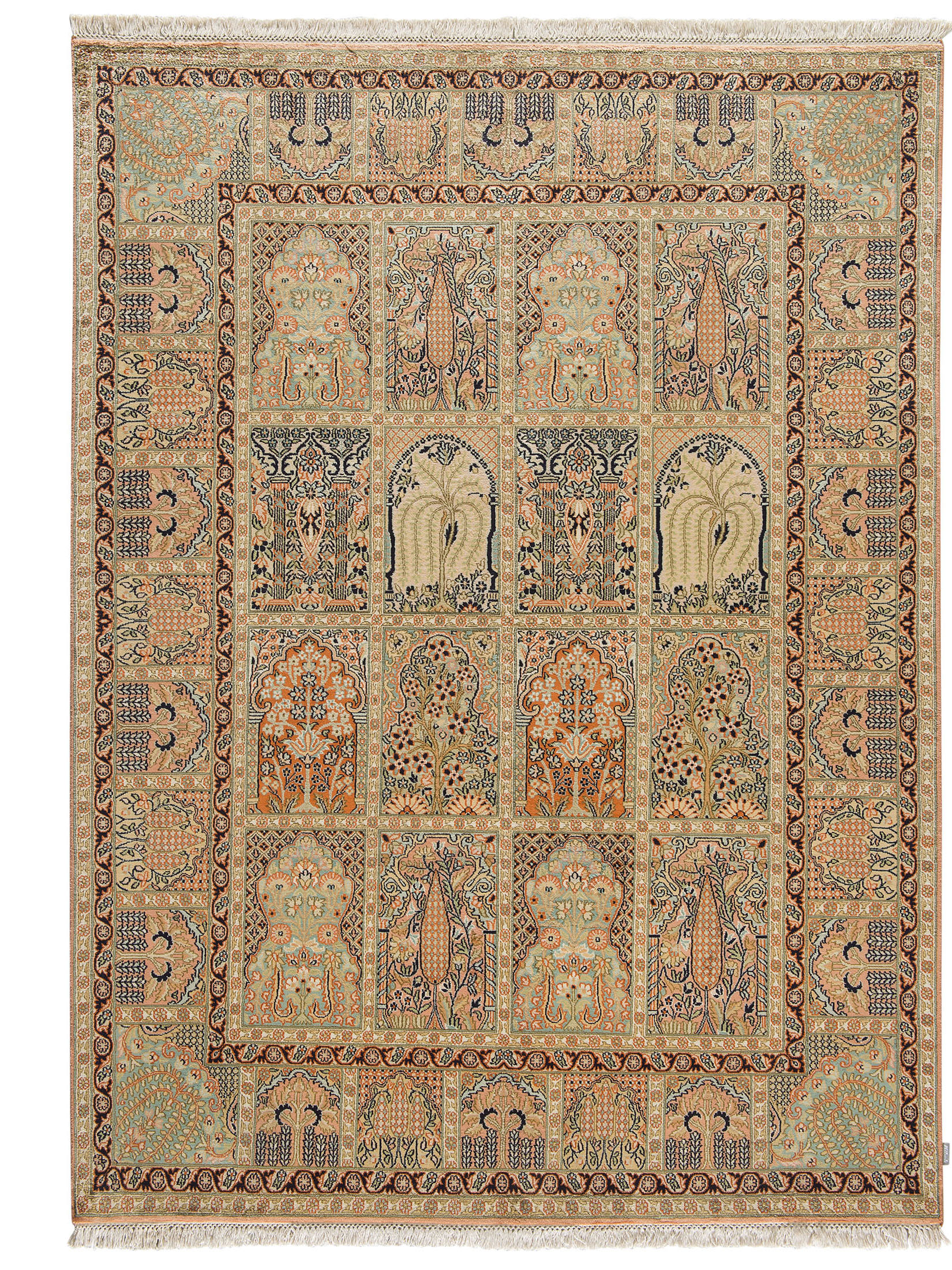 Kaschmir Seide 18/18 ca. 162 x 217 cm, Unikat / Einzelstück