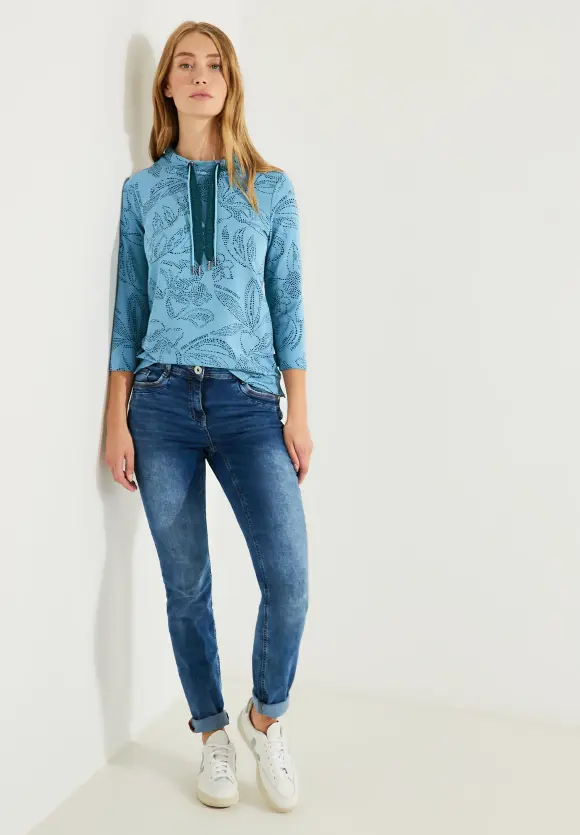 CECIL Damenshirt mit Blumenprint
