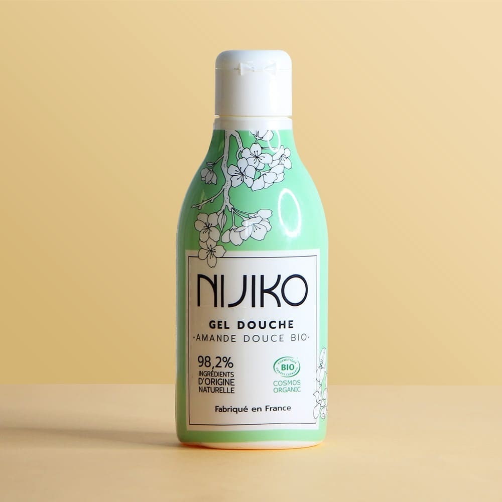 Gel de ducha orgánico de almendras dulces NIJIKO